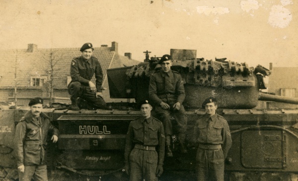 Graham White with his tank